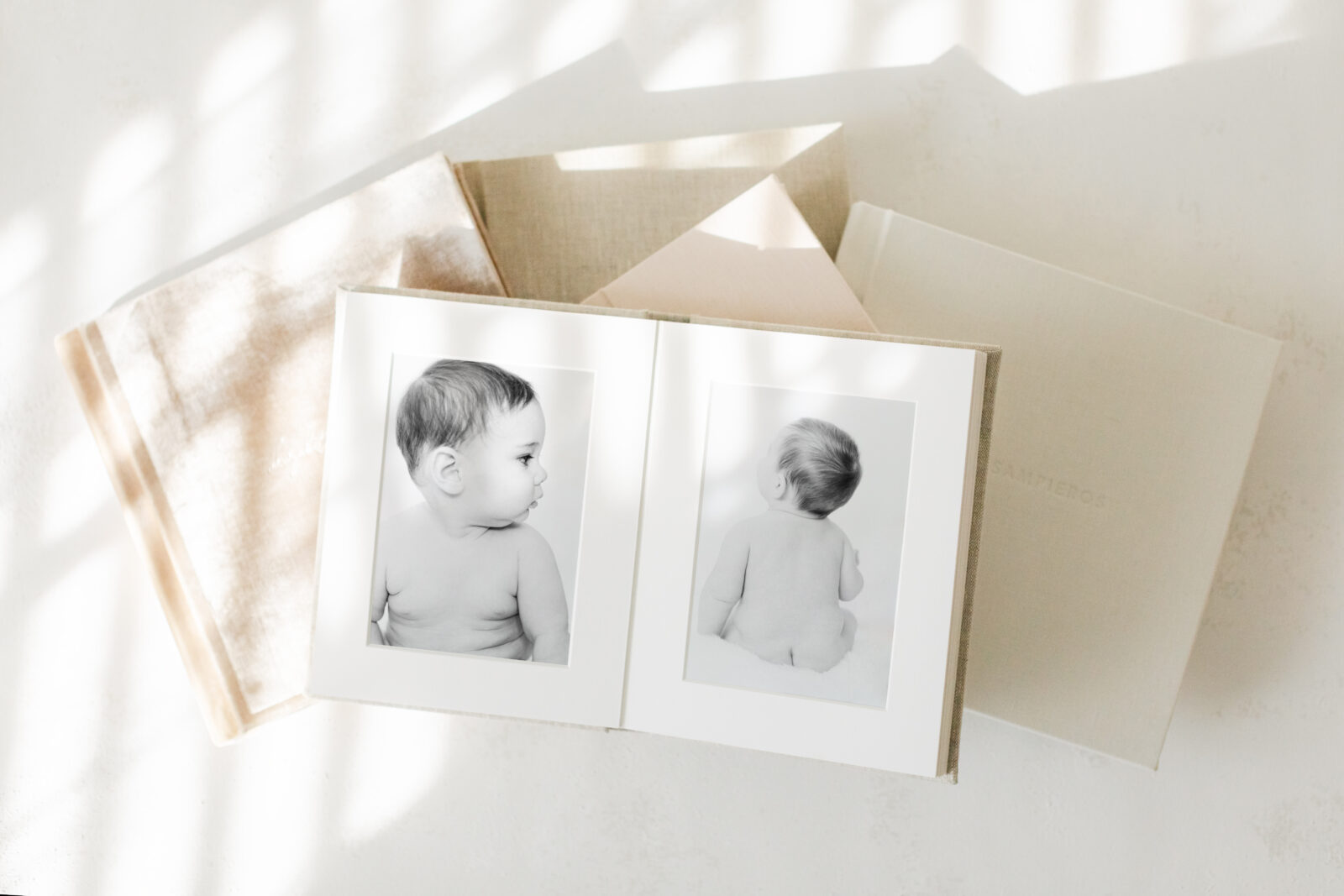 Photographers in Tulsa OK | Album of studio milestone session with photographer Caroline Eidson