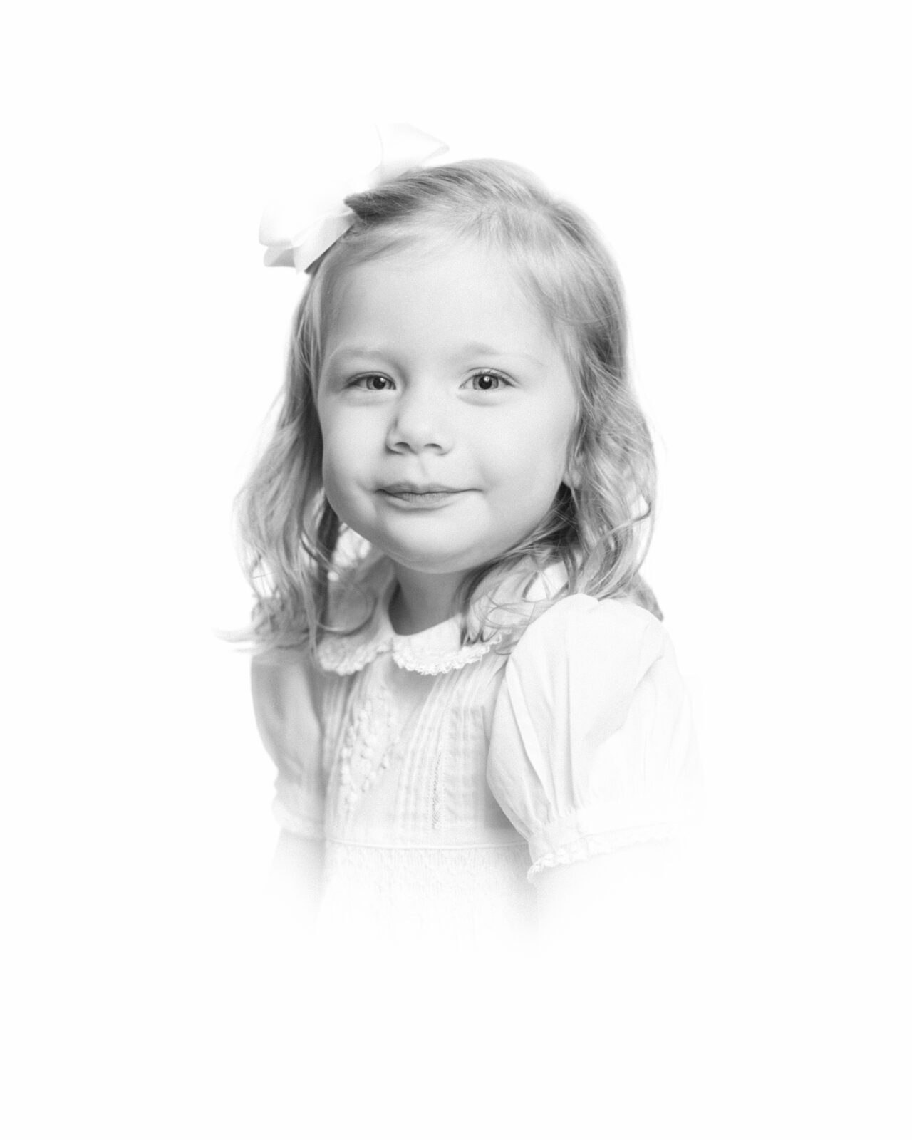 Oklahoma heirloom portrait of two year old girl